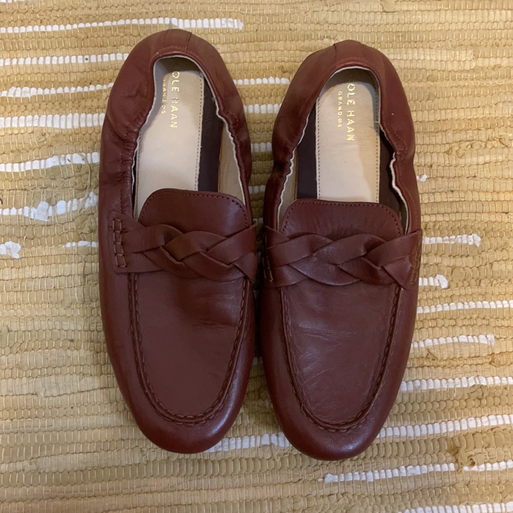 Cole Haan Grand.os Leather Slip Ons